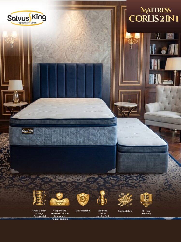 SALVUSS KING Mattress Corlis 2 In 1