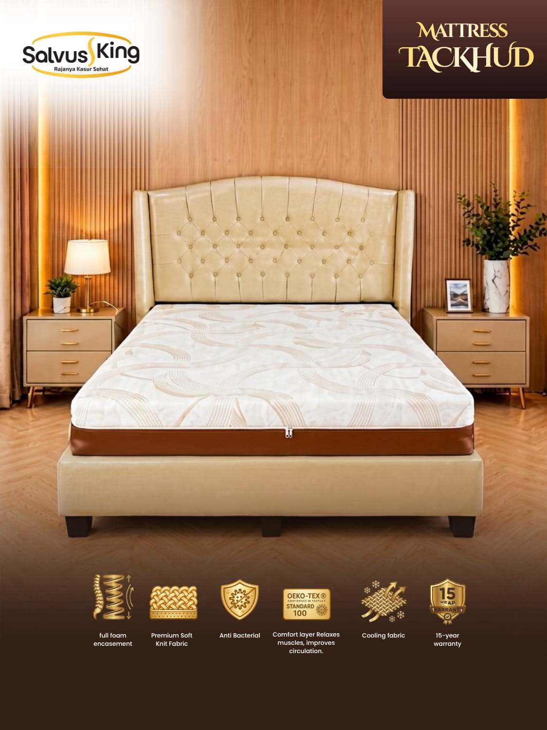 SALVUSS KING Mattress Tackhud
