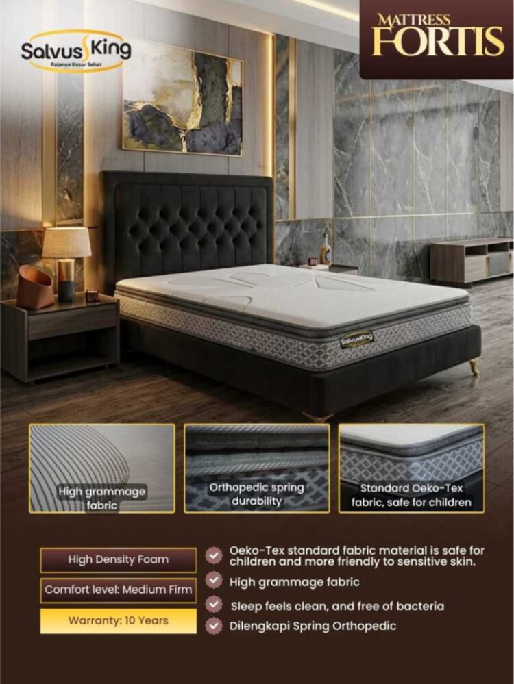SALVUSS KING Mattress Fortis Pillowtop