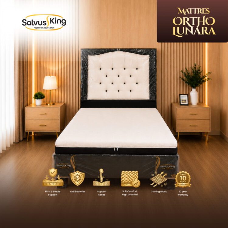 SALVUSS KING MATTRESS ORTHO LUNARA